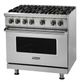 Viking® 5 Series 36'' Martini Sealed Burner Pro Style Gas Range-2