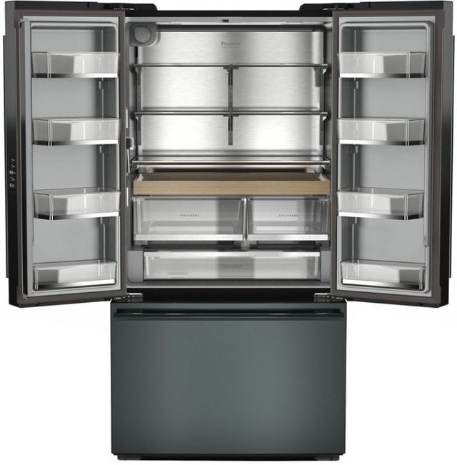 KitchenAid® 36" 24.3 Cu. Ft. Juniper Counter Depth French Door Refrigerator with Interior Dispenser-1