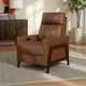 Elements International Tango Pebble Tan Power Recliner-1