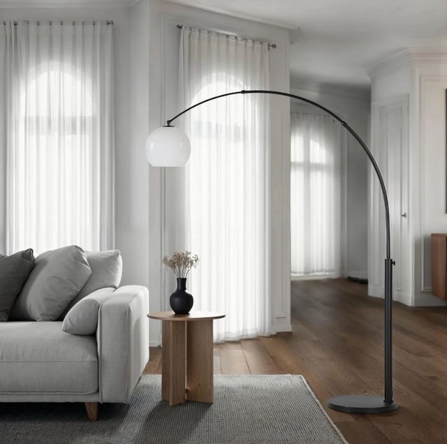 Renwil® Pura Matte Black Floor Lamp-1