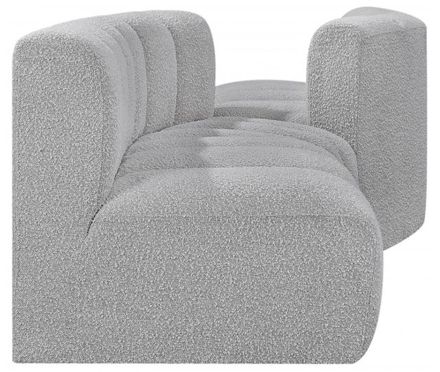 Meridian Furniture Arc 4-Piece Gray Sectional-3
