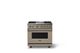 Viking® 5 Series 36" Nantucket Pro Style Dual Fuel (NG) Range with Brushed Brass Trim-0