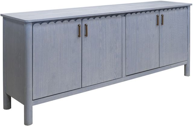 International Furniture Direct Jazmine Vintage Blue Console-0