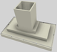 Vent-A-Hood® 54" Biscuit Contemporary Island Range Hood-5