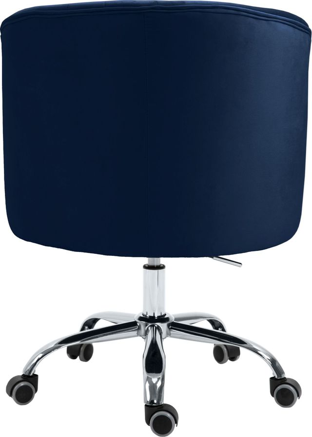 Meridian Furniture Arden Navy Velvet Office Chair-1