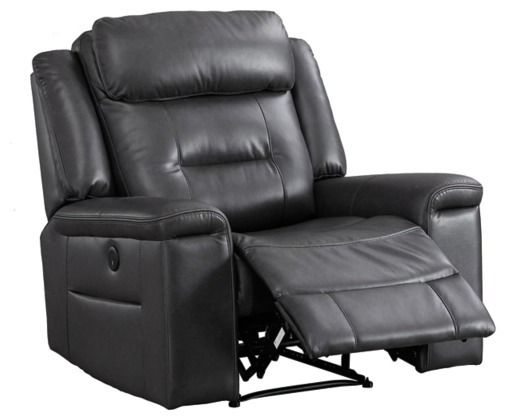 Signature Design by Ashley® McAdoo Charcoal Power Recliner-1