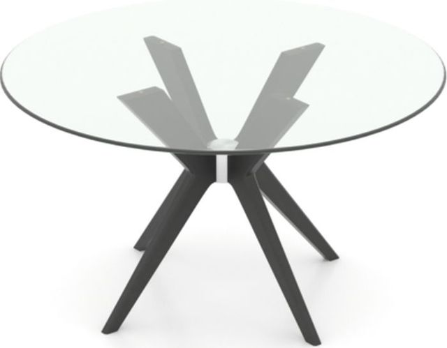 Canadel Customizable Downtown Round Glass DV Base Table-1