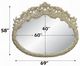 ACME Furniture Sorina Antique Gold Oblong Mirror-2