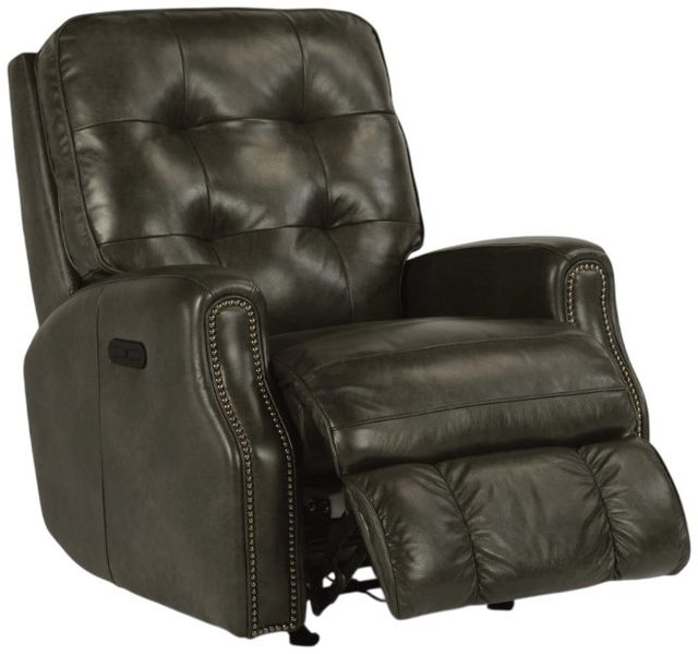Flexsteel® Devon Black Power Rocking Recliner with Power Headrest-1