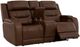Signature Design by Ashley® Knightington Brown Power Reclining Loveseat with Audio Seating-5