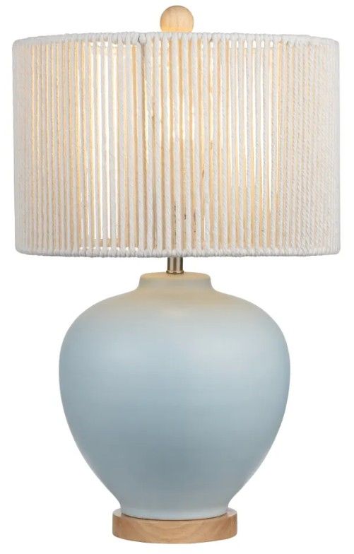 Crestview Collection Wakefield Blue Table Lamp-4