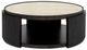 Bassett Mirror Rivera Gold Tinted Coffee Table with Black Base-1