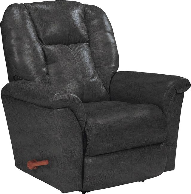 La-Z-Boy® Jasper Smoke Leather Manual Wall Recliner-0