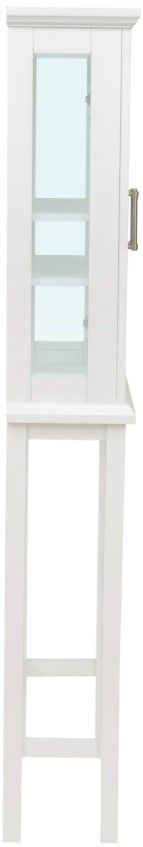 Linon Scarsdale White Space Saver Cabinet-4