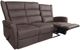 GoBerce® Brown Reclining Loveseat-2