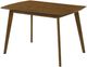 Armen Living Amaris 5-Piece Charcoal/Walnut Dining Set-2