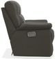 La-Z-Boy® James Charcoal Leather Power Rocking Recliner with Headrest and Lumbar-2