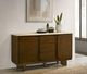 ACME Furniture Kasha Natural Marble Top Server with Vintage Oak Base-1