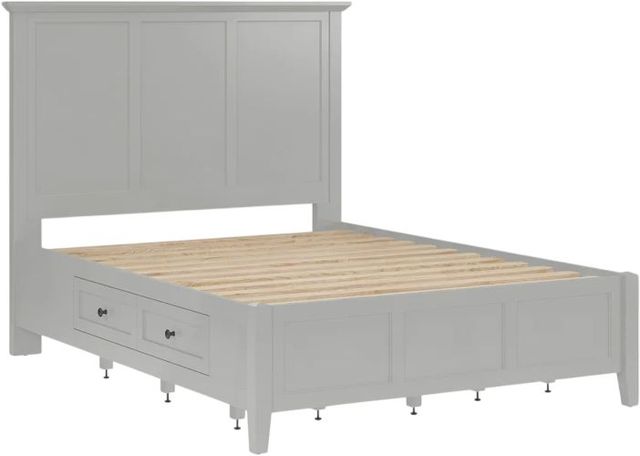 Modus Furniture Grace Elephant Gray Eastern King Platform Storage Bed-2