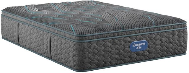 Beautyrest® Level Two 14.75" Pocketed Coil Plush Pillow Top Queen Mattress