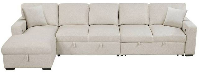 Homelegance® Pompano 3-Piece Beige Left-Arm Facing Sectional with Chaise-0