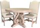 Vintage Furniture Harp 60" Round Dining Table-1