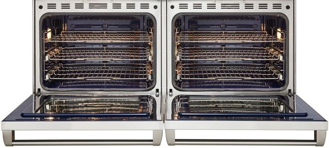 Wolf® 60" Stainless Steel Pro Style Dual Fuel Range and Infrared Charbroiler and Infrared Griddle-2