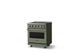 Viking® 5 Series 30" Eucalyptus Pro Style Induction Range with Brushed Brass Trim-2
