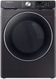 Samsung Fingerprint Resistant Black Stainless Steel Front Load Laundry Pair-4