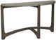 Liberty Furniture Cascade Gray Sofa Table with Wirebrush Rustic Brown Base-0