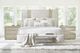 Bernhardt Solari Nickel/White Accent Bench-1