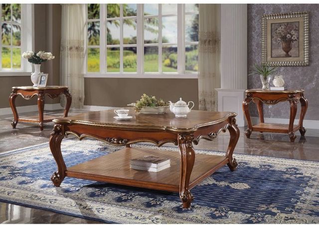 ACME Furniture Picardy Honey Oak End Table-3