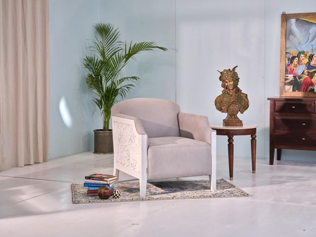 Jaipur Furniture Splendid Complements Marlette Gray Chair-1