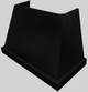 Vent-A-Hood® Designer Series 48" Black Wall Mounted Range Hood-1