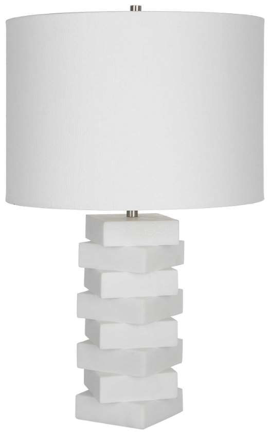 Uttermost® Ascent White Table Lamp-0