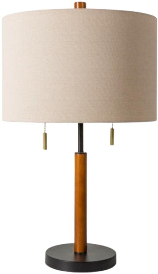Surya Dame Tan Table Lamp-0