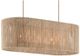 Currey & Company Mereworth Beige/Natural Chandelier-1