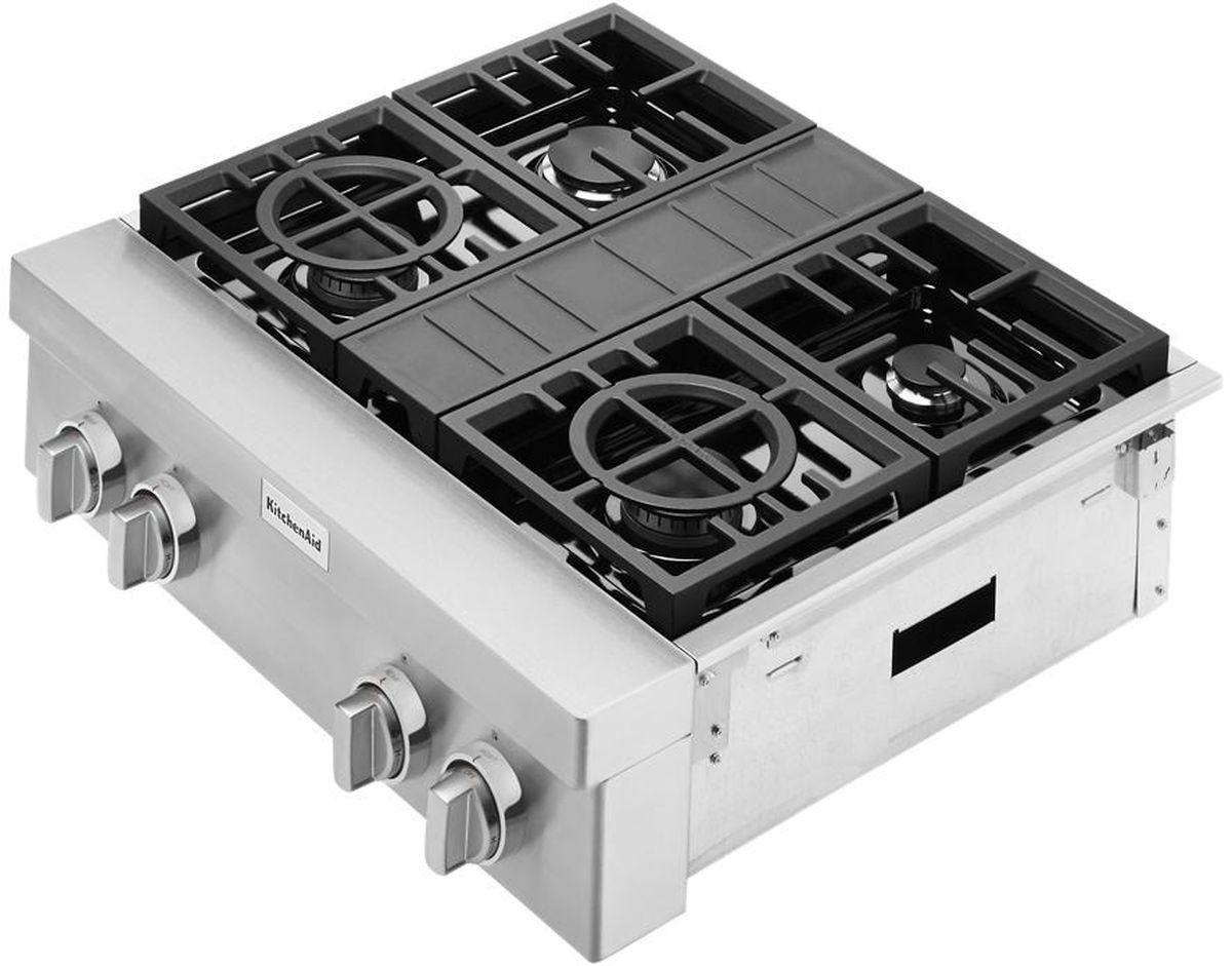 Kitchenaid 30'' 4-Burner Commercial-Style Gas Rangetop - Thumbnail 3