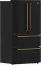 FORNO® Espresso Moena 36" 19.2 Cu. Ft. Black French Door Refrigerator-4
