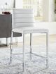 Modus Furniture Amalfi White/Chrome Counter Stool-1