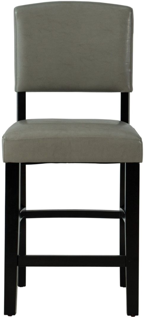 Linon Monaco Black/Dove Gray Counter Stool-3
