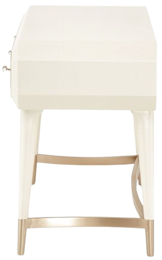 Michael Amini® La Rachelle Medium Champagne Vanity Desk-2