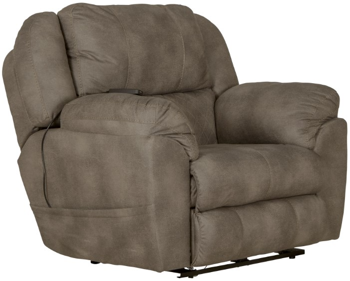 Catnapper® Flynn Fig Power Lay Flat Recliner with Power Headrests