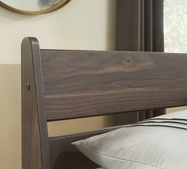 Signature Design by Ashley® Calverson Mocha Queen Panel Platform Bed-2