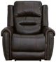 Flexsteel® Oscar Molasses Power Recliner with Power Headrest-1