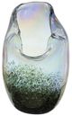 A & B Home Clear/Green 10" Vase-1