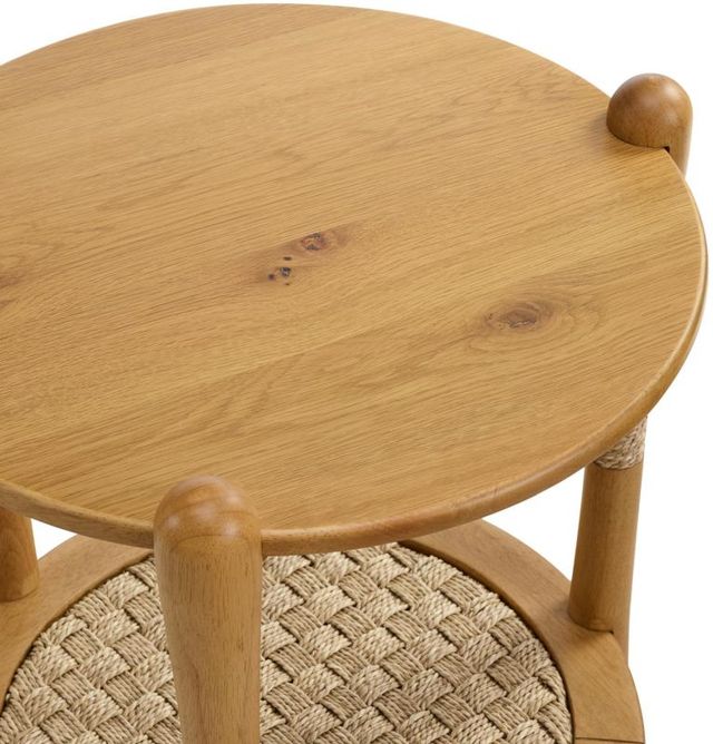 Martin Svensson Seagrass & Wood Natural End Table-4