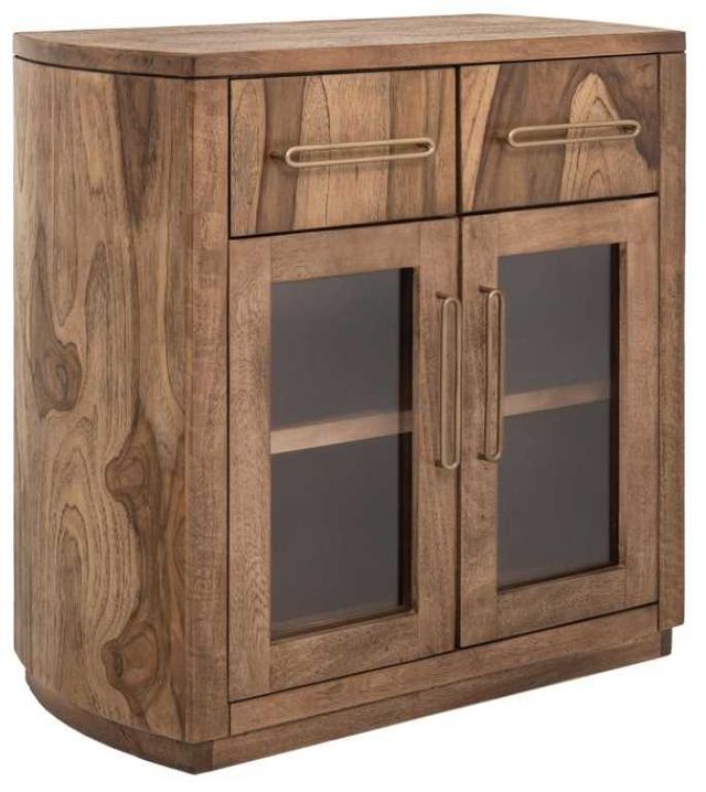 International Furniture Direct Balam Stained Brown Server-0