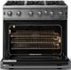 Viking® 5 Series 36" Onyx Pro Style Natural Gas Range-1