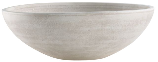 Signature Design by Ashley® Meadie Distressed White Bowl-1